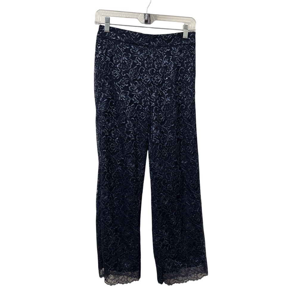 Whimsical Floral Lace Wide Leg Cropped Pants 2 Festival Indie Boho
